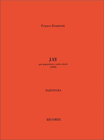 Franco Donatoni: Jay