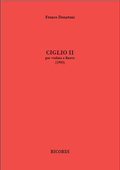 Franco Donatoni: Ciglio II