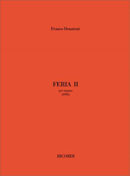 Franco Donatoni: Feria II