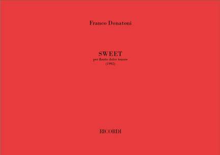 Franco Donatoni: Sweet