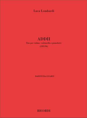 Luca Lombardi: Addii