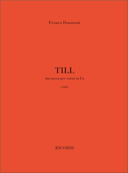 Franco Donatoni: Till