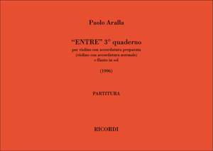 P. Aralla: Entre Terzo Quaderno