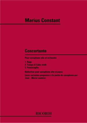 Marius Constant: Concertante pour saxophone alto et orchestre