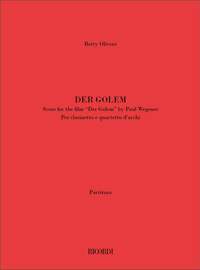 Betty Olivero: Der Golem. Score For The Film 'Der Golem'
