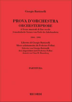 Giorgio Battistelli: Orchesterprobe (Prova D'Orchestra)