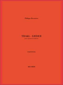 Philippe Boesmans: Trakl - Lieder