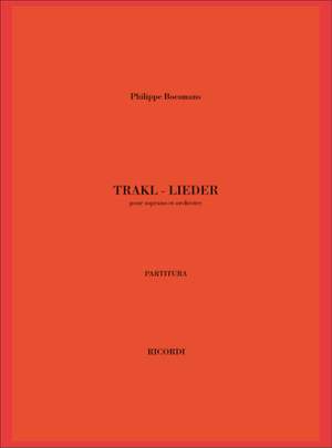 Philippe Boesmans: Trakl - Lieder
