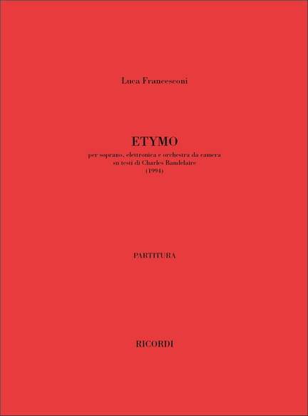 Luca Francesconi: Etymo