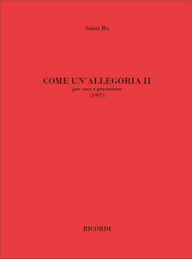 S. Bo: Come Un'Allegoria Ii