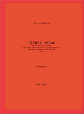 Giacomo Manzoni: Trame D'Ombra
