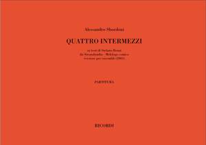 Alessandro Sbordoni: Quattro Intermezzi