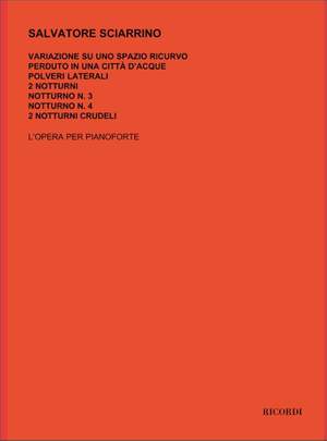 Salvatore Sciarrino: L'Opera Per Pianoforte