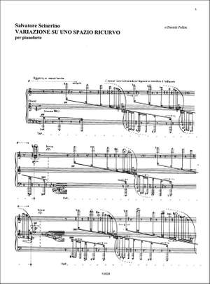 Salvatore Sciarrino: L'Opera Per Pianoforte