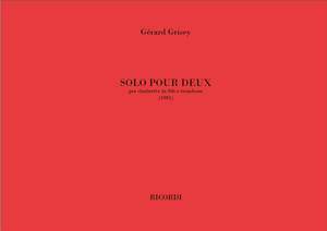 Gérard Grisey: Solo