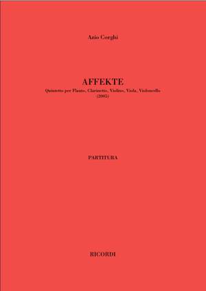 Azio Corghi: Affekte. Quintetto