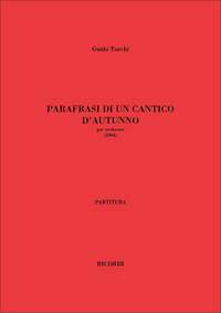 Guido Turchi: Parafrasi Di Un Cantico D'Autunno