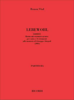 Roman Vlad: Lebewohl (Addio)
