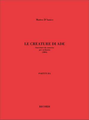M. D'Amico: Le Creature Di Ade