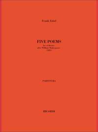 Frank Zabel: Five Poems