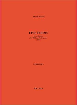 Frank Zabel: Five Poems
