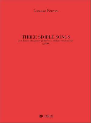 Lorenzo Ferrero: Three Simple Songs