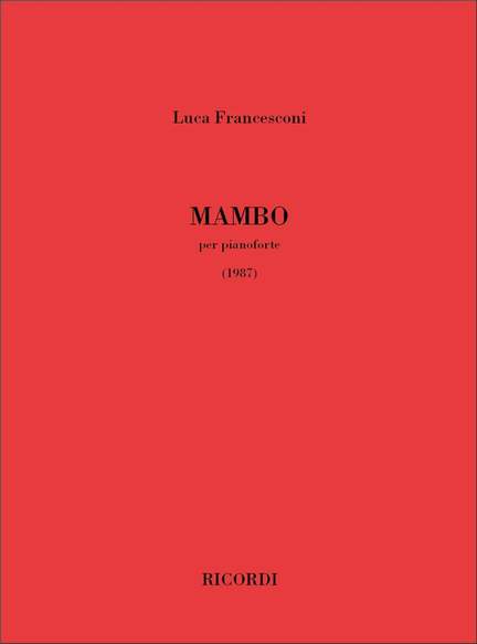 Luca Francesconi: Mambo
