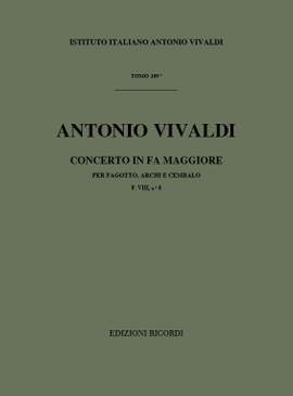 Antonio Vivaldi: Concerto per Fagotto, Archi e BC in Fa Rv 485