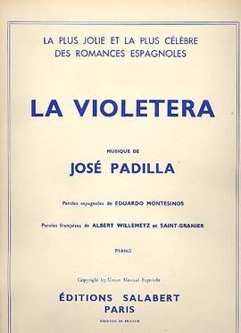 José Padilla: Violetera Piano