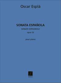 Oscar Espla: Sonata Espanola Op.33 Piano