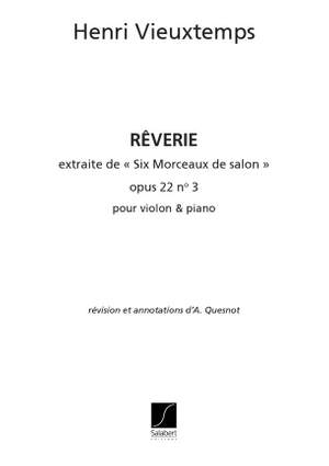 Henri Vieuxtemps: Reverie Op.22 N 3