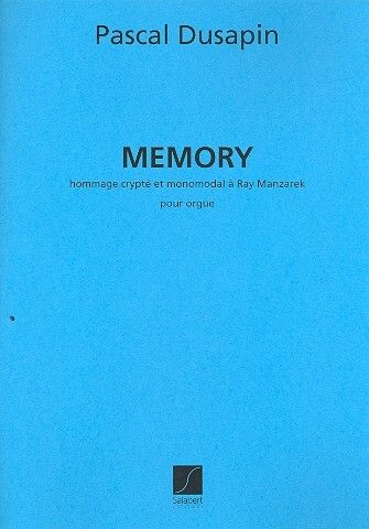 Pascal Dusapin: Memory