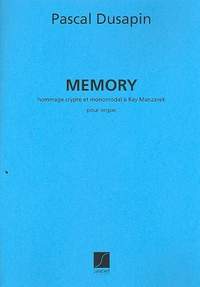 Pascal Dusapin: Memory