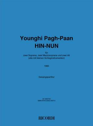 Younghi Pagh-Paan: Hin-Nun