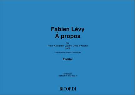 Fabien Lévy: À propos