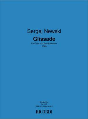 Sergej Newski: Glissade für Flöte und Bassklarinette Product Image