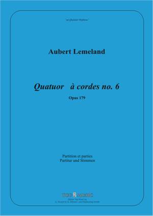 Aubert Lemeland: Quatuor à cordes No.6