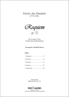 Vaclav Jan Tomasek: Requiem op 72