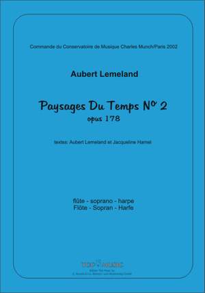 Aubert Lemeland: Paysages du temps op. 178
