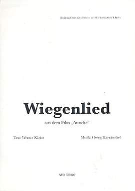 Georg Haentzschel: Wiegenlied aus dem Film Annelie