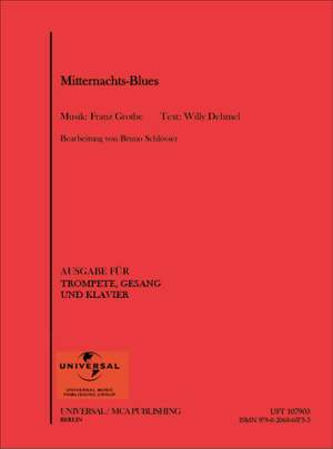 Franz Grothe: Mitternachtsblues für Trompete, Gesang und Klavier