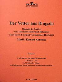 Eduard Künneke: Der Vetter aus Dingsda, 4 Nummer daraus