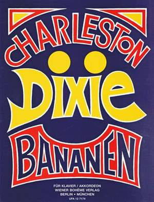 Charleston-Dixie-Bananen für Klavier oder Akkordeo