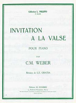 Carl Maria von Weber: Invitation à la valse Op.65