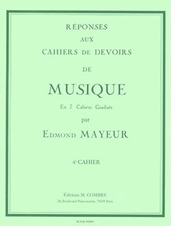 Edmond Mayeur: Réponses aux devoirs du n°4