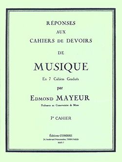 Edmond Mayeur: Réponses aux devoirs du n°7