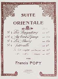 Francis Popy: Suite orientale n°2 Au bord du Gange
