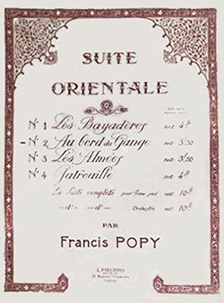 Francis Popy: Suite orientale n°2 Au bord du Gange
