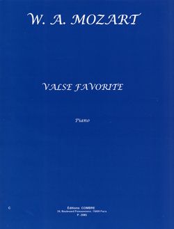 Wolfgang Amadeus Mozart: Valse favorite