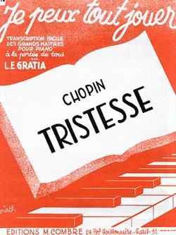 Frédéric Chopin: Tristesse Op.10 n°3 (JPTJ14)
